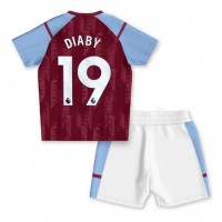 Koszulka piłkarska Aston Villa Moussa Diaby #19 Strój Domowy dla dzieci 2023-24 tanio Krótki Rękaw (+ Krótkie spodenki)